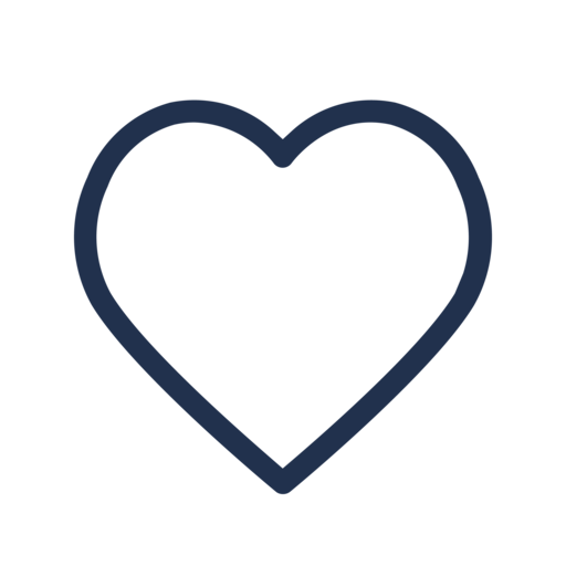 a blue heart